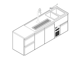 Станция барная пивная охлаждаемая CHEF LINE LBBS2579SP5112 APACH
