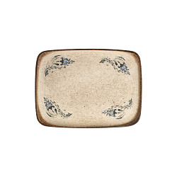 Блюдо прямоугольное 31см (27x20) Voyage Navy ID Fine