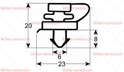 Уплотнитель изоляционный для AMITEK (R00153)