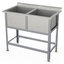 Ванная моечная с бортом ВСМ-Б-2.530-1-02 ATESY