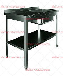 Ванна моечная ВМЦР/1-10/7-БПП-ЭЦ RESTOINOX