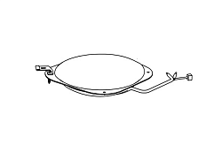 Катушка для плиты индукционной ELECTROLUX (0C4446)