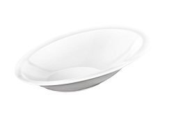 Салатник овальный 275x185 мм, 400 мл скошенный край WILMAX