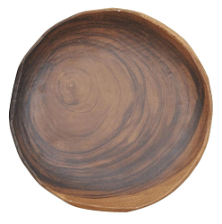 Блюдо 19,4x1,8 см круглое African Wood 2 пластик меламин P.L. PROFF CUISINE (F32007-TAI)