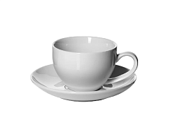 Пара чайная белый фарфор 200 мл KUNSTWERK (P7060308/9904102)