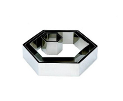 Форма кондитерская 16х18 см "Шестиугольник" MGSTEEL