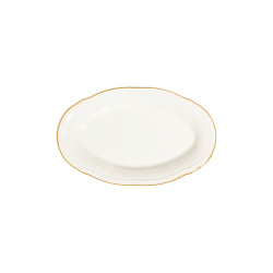 Блюдо овальное 25см Gold Fulya PORSER