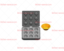 Форма для круглых тарталеток DH Tartmatic Plate 65 KOCATEQ