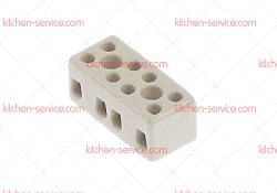 Колодка клеммная керамическая четырехполюсная для печи (3247005)