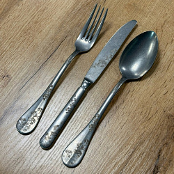 Нож столовый 23,4 см Baget retro cornflower NARIN