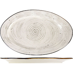 Блюдо овальное 32,5х20,5см фарфор «Пастораль» KUNSTWERK