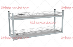Стеллаж для стаканов ЭКОНОМ СКСК-2КЭ ПИЩЕВЫЕ ТЕХНОЛОГИИ