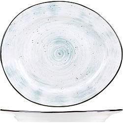 Тарелка мелкая 30х26см фарфор «Пастораль» KUNSTWERK