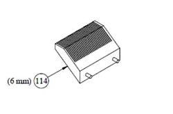 Гребень нижний 6 мм для FS-19 KT (F19S114)