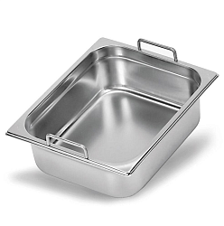 Гастроемкость с ручками 1/3х100 мм 4,1 л нержавеющая сталь  P.L. PROFF CUISINE (Е-80131100Н)