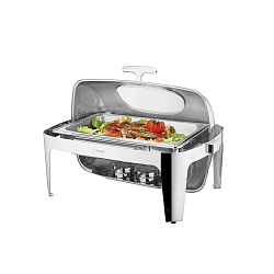 Мармит 8.5 л 1/1x65 с откидной Roll-top крышкой и окном нержавеющая сталь SUNNEX (X32120V)