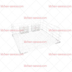 Корзина для стаканов 450х500х120мм ELETTROBAR (DCB47)
