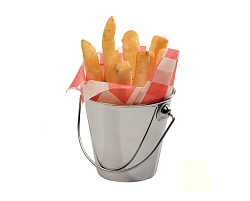 Ведерко для подачи 95/50 мм 95 мм 375 мл нержавеющая сталь MGSTEEL