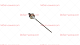 Датчик уровня 1/4"M-150 мм для OLIS (BN6A037482)