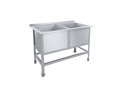 Ванна моечная 2 секции Стандарт ЦК ВМО2-430СЦК-Мб ПИЩЕВЫЕ ТЕХНОЛОГИИ