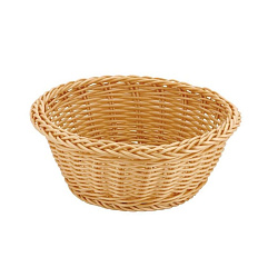 Корзина для хлеба 18,5х7,5 см плетеная, ротанг, бежевая SUNNEX (c04001)