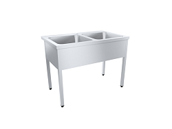 Ванна моечная 2 секции Профи ВМОц2-500ПНТ ПИЩЕВЫЕ ТЕХНОЛОГИИ