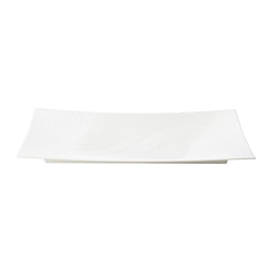 Блюдо 37,8x18x3,4 см прямоугольное White пластик меламин  P.L. PROFF CUISINE (5415)