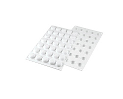 Форма для выпечки 35 ячеек 5 мл 26x12 мм Микрокамень силикон SILIKOMART
