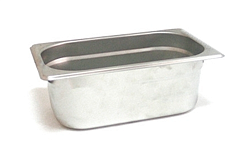 Гастроемкость без крышки нержавеющая GN-1/2 12 л, 325х265х200 мм ROAL