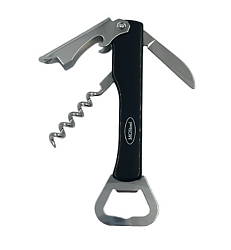 Нарзанник 4-х функциональный одноступенчатый с пластиковой ручкой, нержавеющая сталь MGSTEEL