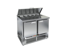 Стол холодильный для салатов SLE1-11GN (1/3) HICOLD