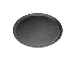 Поднос прорезиненный круглый 28 см черный Jiwins MACO (JW-R1100CT-BL)