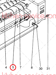 Лента для IB42310 ELECTROLUX (0E2434)