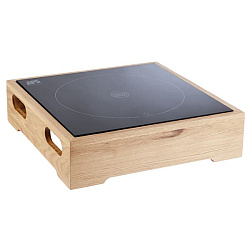 Плита индукционная «Вало»  39 см дерево APS