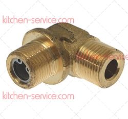 Фитинг Г-образный с фильтром 3/8M-3/8M ASTORIA C.M.A. (4656116001)