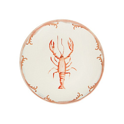 Тарелка 25см Lobster Coral 1972 BY ID FINE