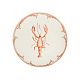 Тарелка 25см Lobster Coral 1972 BY ID FINE