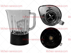 Стакан в сборе черный KSB555 KitchenAid (КитченЭйд) (W10279534)