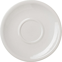 Блюдце «Пур-Амор» 12 см белое DOPPIO