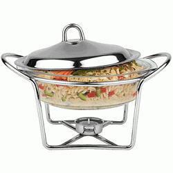 Мармит круглый со стеклянной емкостью 2 л APS