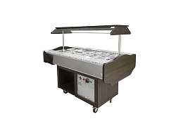 Мармит МЭП-2Б-ШС-Г венге ПИЩЕВЫЕ ТЕХНОЛОГИИ