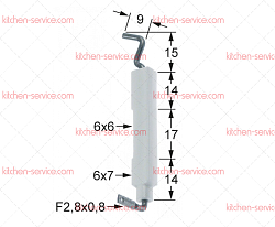 Электрод зажигания для SAGI (32T0141)