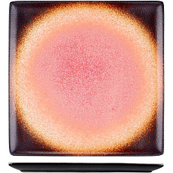 Тарелка квадратная 26х26см фарфор «Агат» KUNSTWERK