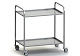 Тележка сервировочная 2-х ярусная 800х600х870 мм MGSTEEL