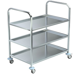 Тележка сервировочная ТС-3 800х500х930 ASSUM