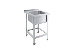 Ванна моечная 1 секция Стандарт ВМОцб1-500СНК с бортом ПИЩЕВЫЕ ТЕХНОЛОГИИ