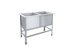 Ванна моечная 2 секции Стандарт ЦК ВМО2-630СЦК-М ПИЩЕВЫЕ ТЕХНОЛОГИИ