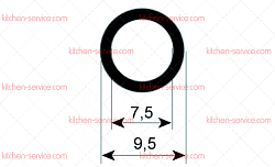 Уплотнитель дверной 2958 для JUNO (0H6762)