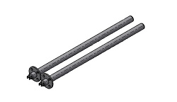 Элемент нагревательный ТЭН бойлера VPG16x365_230 В 725 Вт FINES (001-10028)