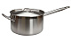 Сотейник 5,0 л нержавейка 22 см, с 2 ручками, с крышкой, тройное дно индукция MGSTEEL